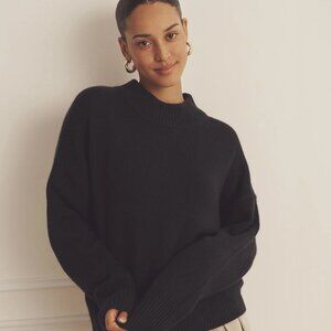 Naadam Super Luxe Cashmere Mockneck Sweater